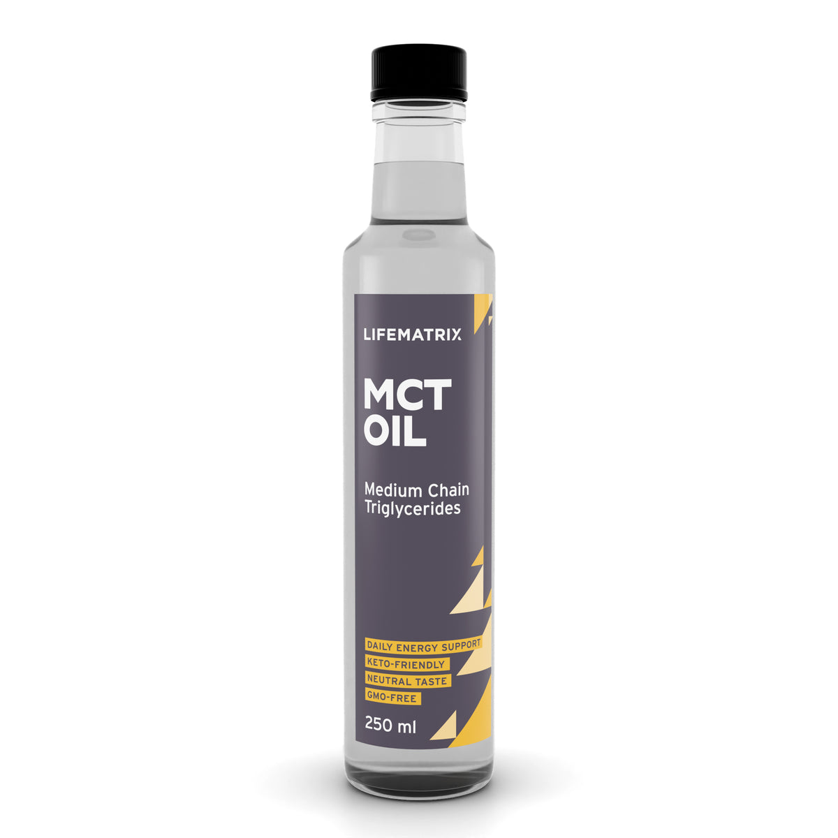 Life Matrix MCT Oil 250ml - angled view