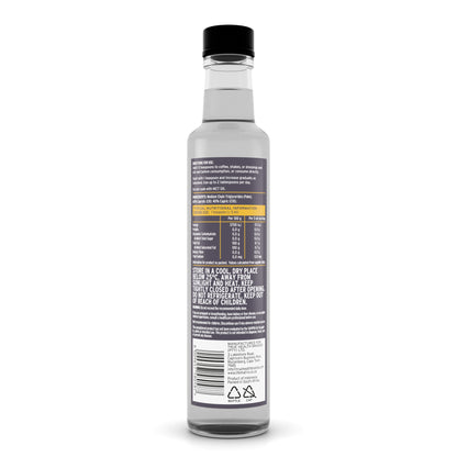 Life Matrix MCT Oil 250ml - back of pack