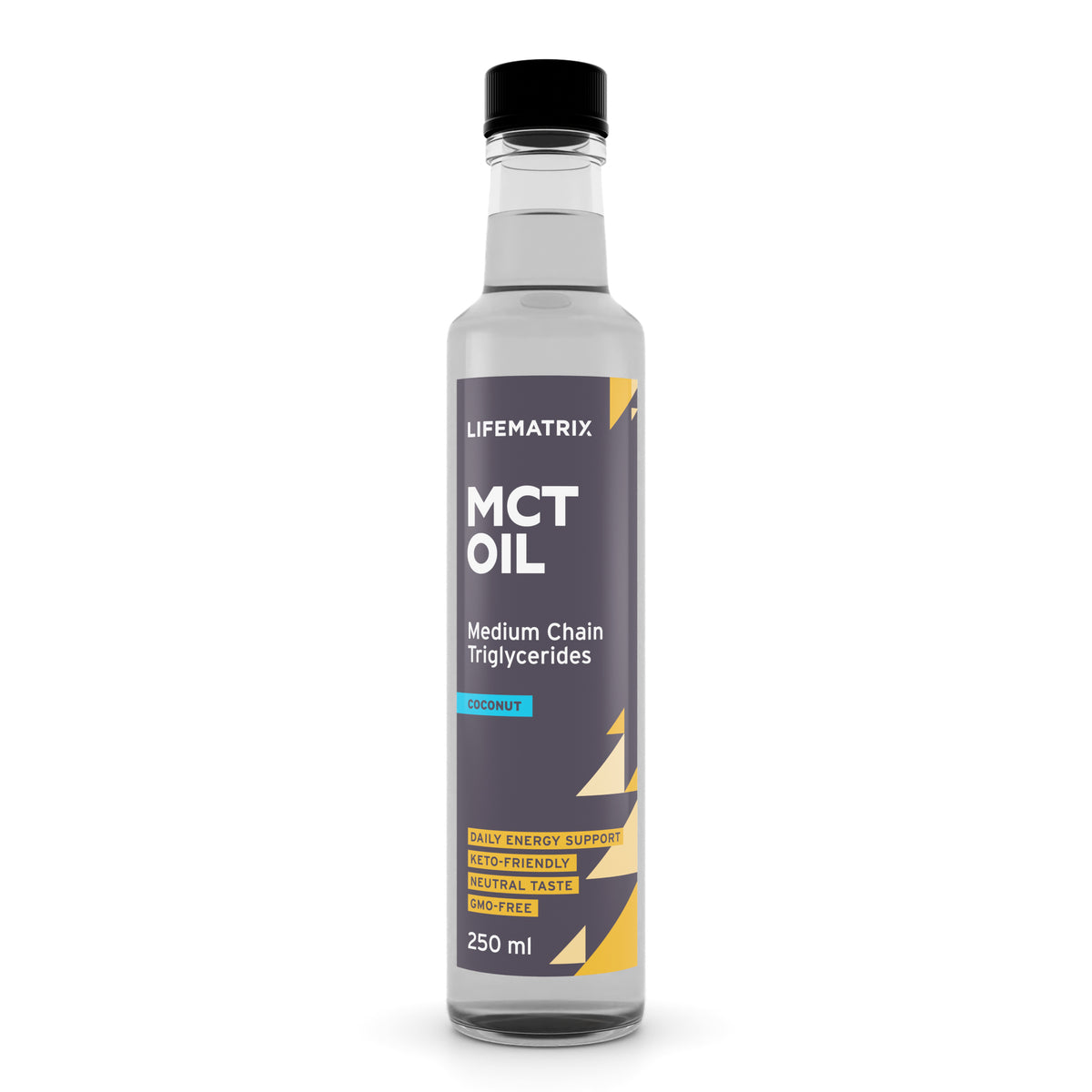 Life Matrix Coconut MCT Oil 250ml - front of pack