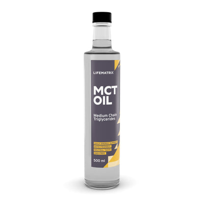 Life Matrix MCT Oil 500ml - angled view
