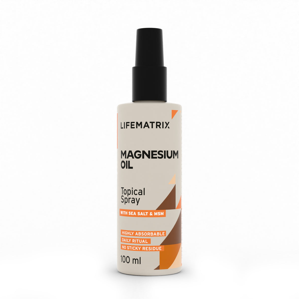 Life Matrix Topical Magnesium Oil Spray 100ml - front of pack