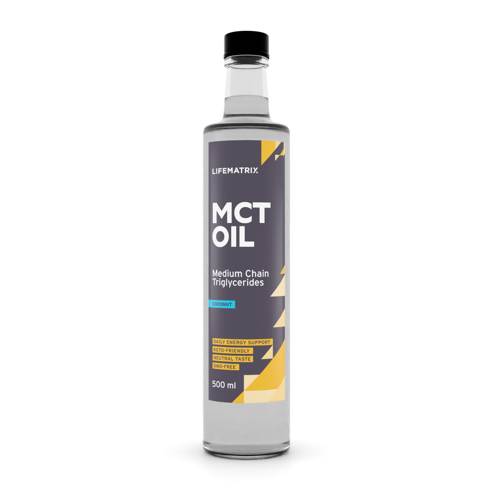 8554 BOTTLES MCT Oil 500ml F Coconut Lifematrix Coconut MCT Oil 500ml - Image 1