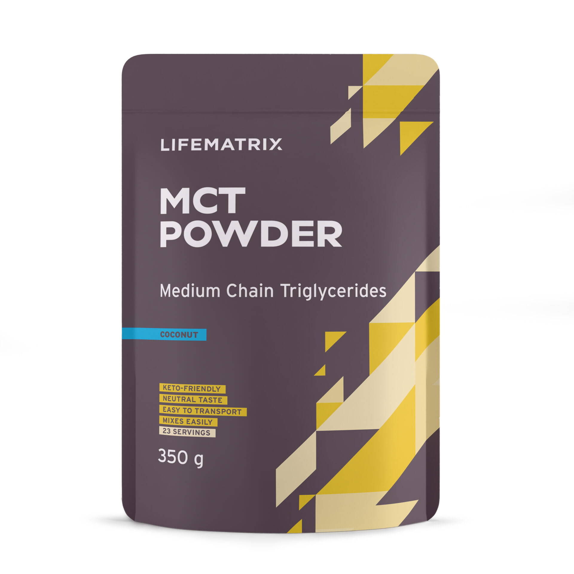 8554 POUCHES F MCT POWDER Lifematrix Coconut MCT Powder 350g - Image 1